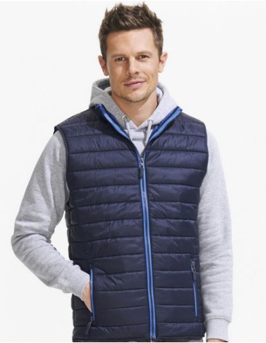 SOL-01436-Mens Lightweight Bodywarmer Wave